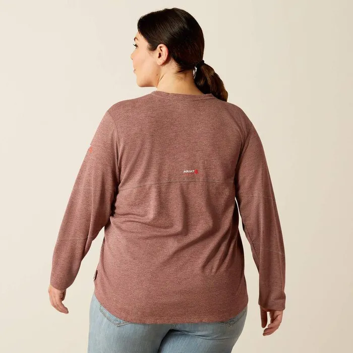 Women TShirts and Tops Ariat FR Primo Baselayer Rose Taupe Women TShirts and Tops Ariat FR Primo Baselayer Rose Taupe