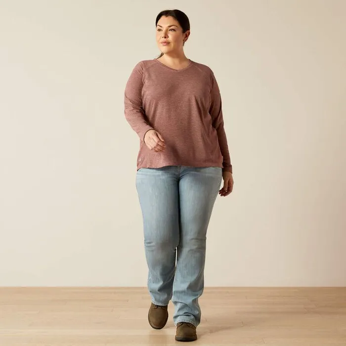 Women TShirts and Tops Ariat FR Primo Baselayer Rose Taupe Women TShirts and Tops Ariat FR Primo Baselayer Rose Taupe