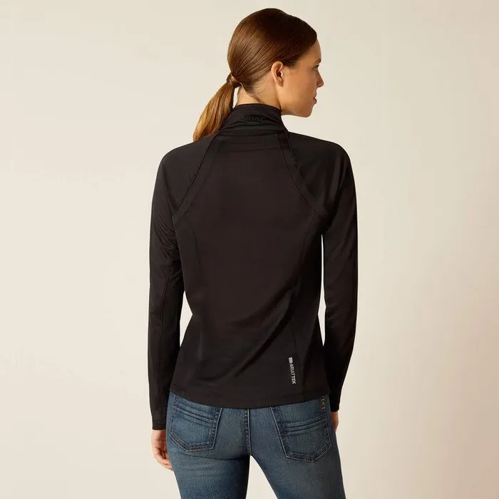 Women TShirts and Tops Ariat Sunstopper 30 14 Zip Baselayer Black Women TShirts and Tops Ariat Sunstopper 30 14 Zip Baselayer Black
