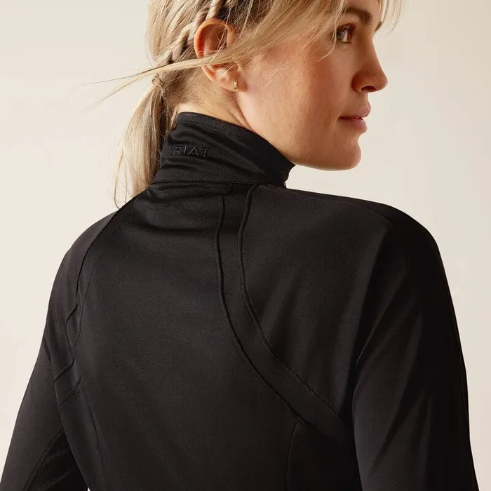 Women TShirts and Tops Ariat Sunstopper 30 14 Zip Baselayer Black Women TShirts and Tops Ariat Sunstopper 30 14 Zip Baselayer Black