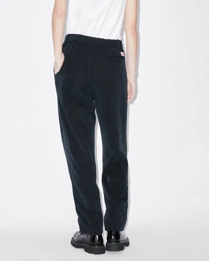 Women Tailored Elasticated Pants Black Kenzo Pants And Shorts