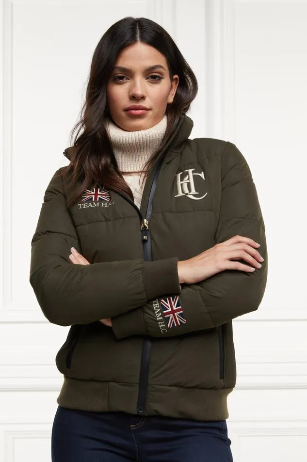 Women Team Padded Jacket Khaki Holland Cooper Jackets