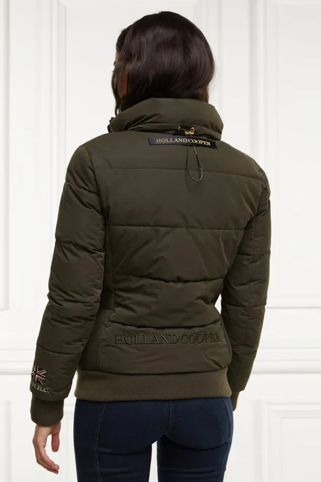 Women Team Padded Jacket Khaki Holland Cooper Jackets
