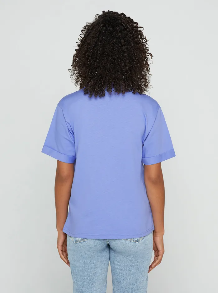 Women Tees and Tanks GUESS Eco Violet Anica Tshirt