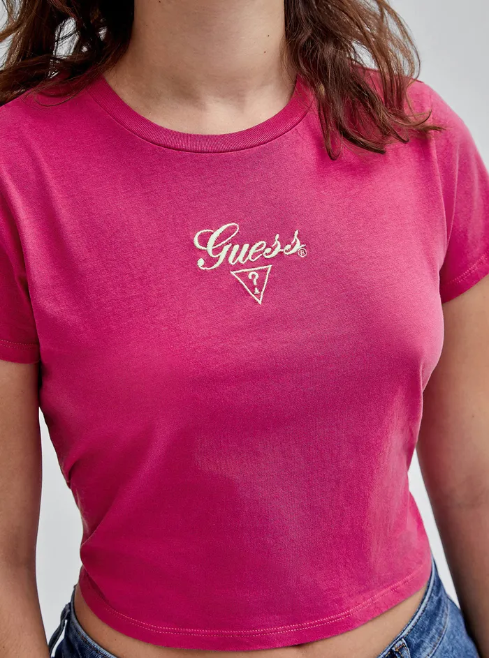 Women Tees and Tanks GUESS Guess Originals Berry Taylor Vintage Baby Tshirt