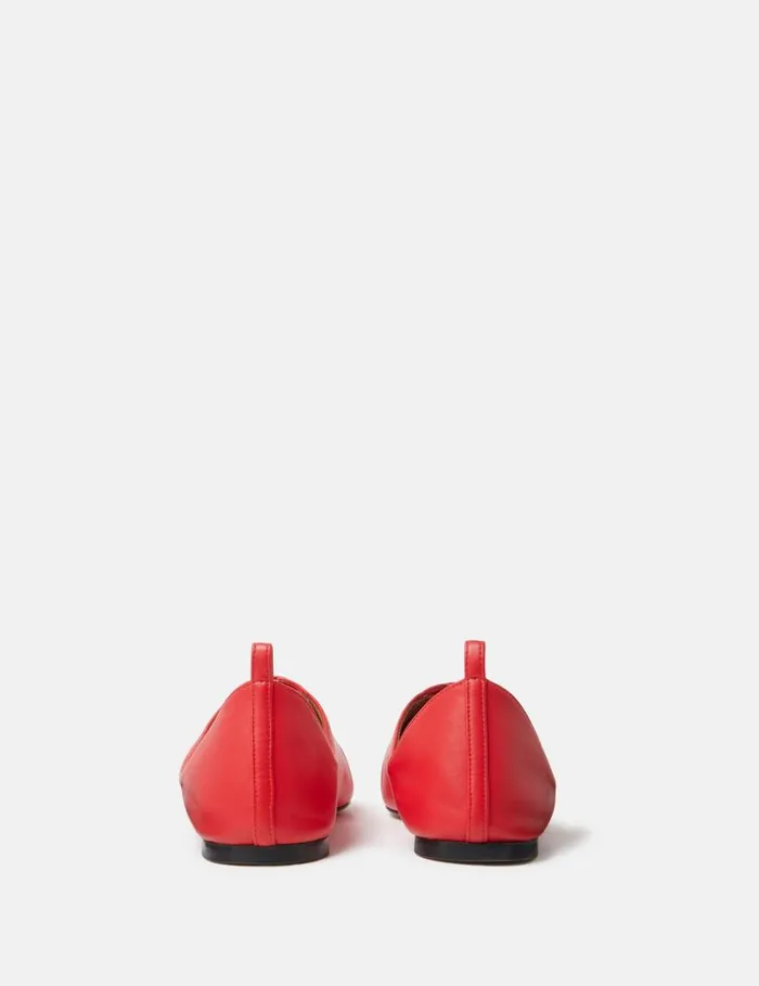 Women Terra Laced Alter Mat Ballerina Flats Lipstick Red Stella McCartney Flats