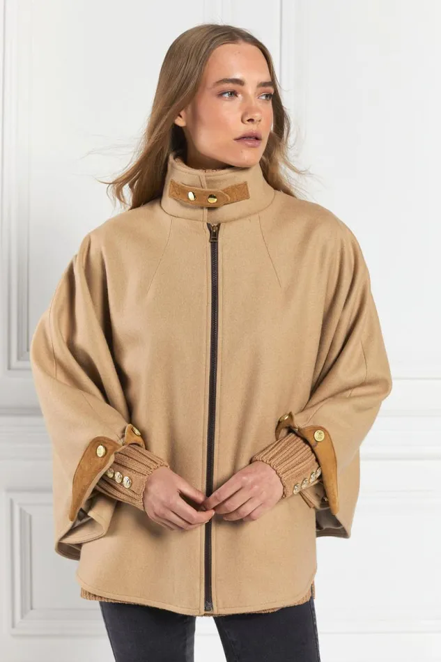 Women The Classic Cape Camel Holland Cooper Tailoring