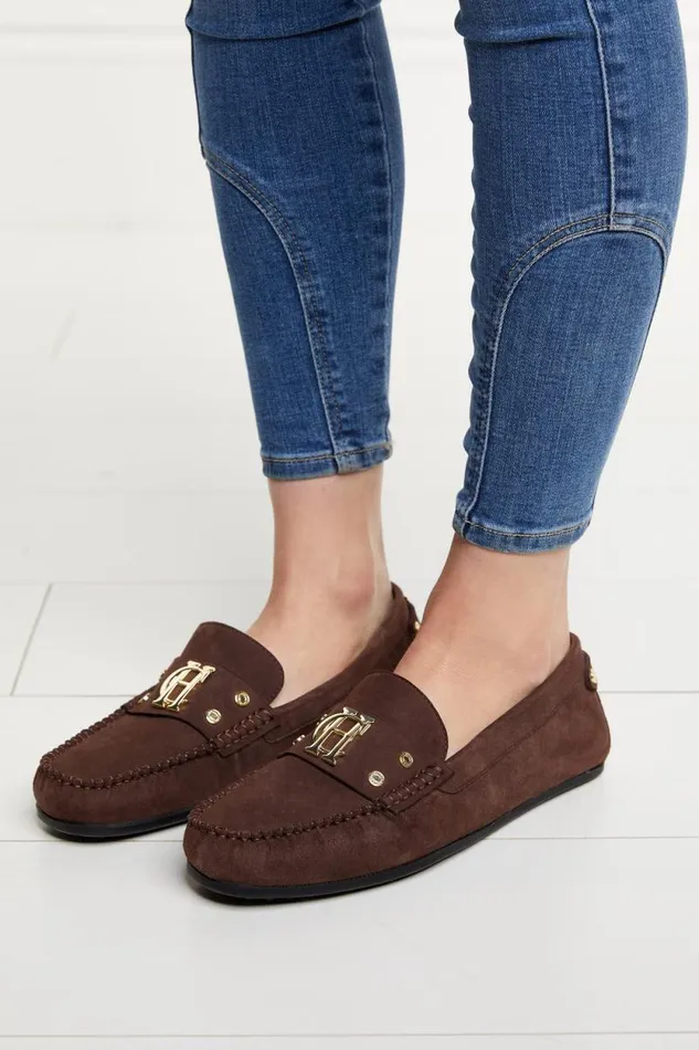 Women The Driving Loafer Chocolate Holland Cooper Loafers Women The Driving Loafer Chocolate Holland Cooper Loafers