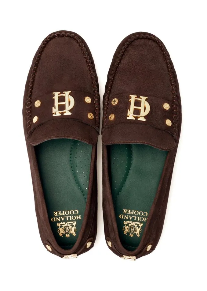 Women The Driving Loafer Chocolate Holland Cooper Loafers Women The Driving Loafer Chocolate Holland Cooper Loafers