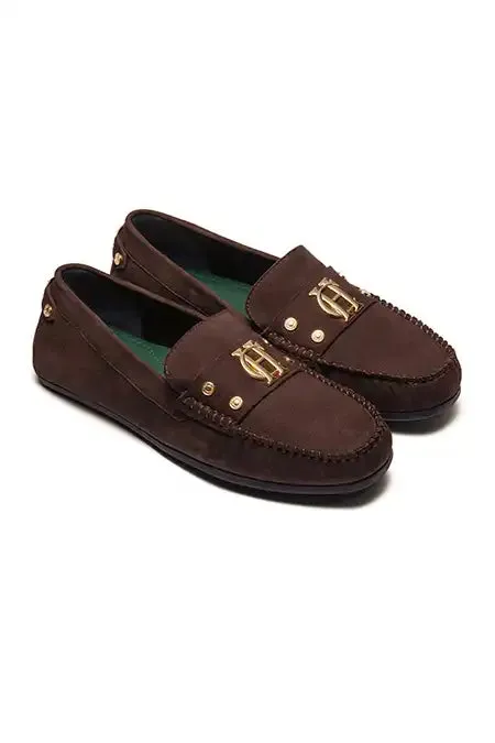 Women The Driving Loafer Chocolate Holland Cooper Loafers Women The Driving Loafer Chocolate Holland Cooper Loafers
