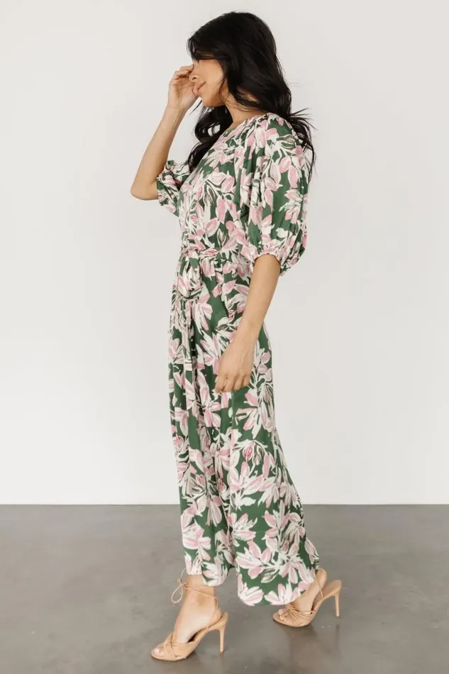 Women Tucson Midi Dress Green Pink Baltic Born Midi Dresses Women Tucson Midi Dress Green Pink Baltic Born Midi Dresses