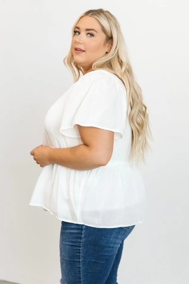 Women Unity Button Up Top Off White Baltic Born Blouses and Shirts