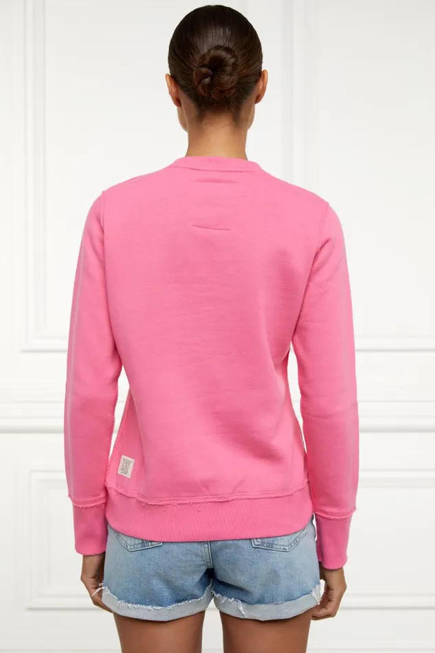 Women Varsity Crew Peony Pink Holland Cooper Sweatshirts Women Varsity Crew Peony Pink Holland Cooper Sweatshirts