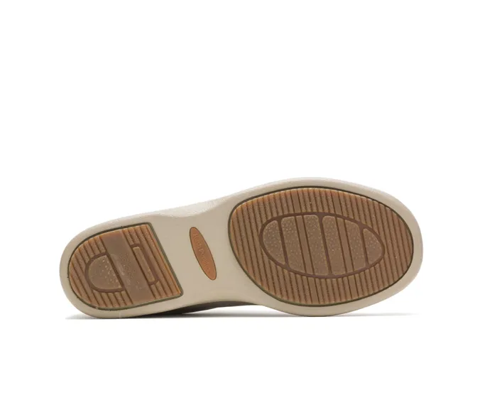 Women Walking Shoes Hush Puppies Power Walker Taupe Leather