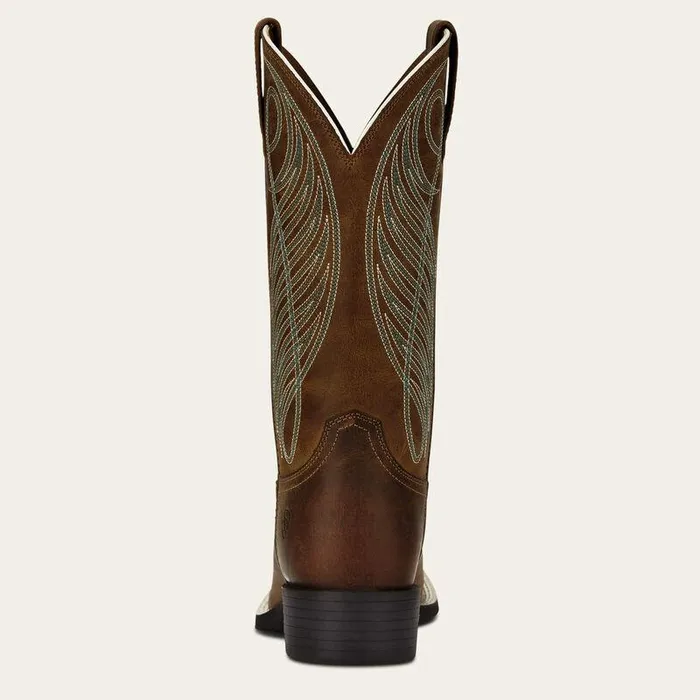 Women Western Boots Ariat Round Up Wide Square Toe Western Boot Powder Brown Women Western Boots Ariat Round Up Wide Square Toe Western Boot Powder Brown