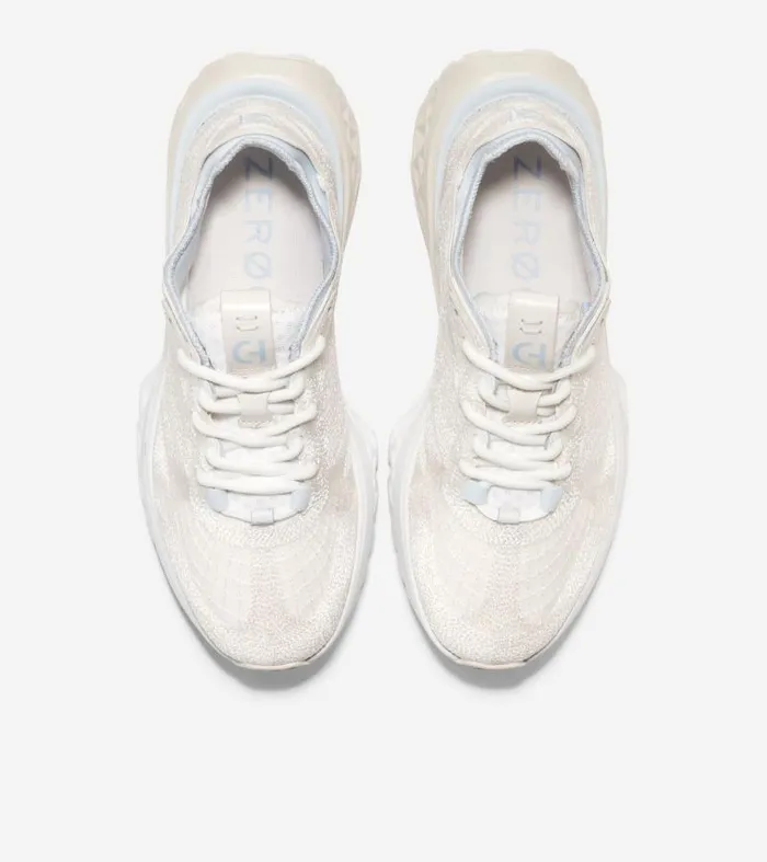 Women Women039s 5ZERGRAND Embrostitch Running Shoe White Cole Haan Sneakers