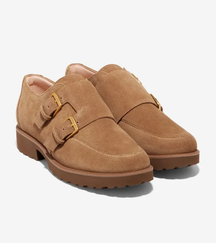 Women Women039s Greenwich Monk Strap Loafers Brown Cole Haan Loafers and Drivers Women Women039s Greenwich Monk Strap Loafers Brown Cole Haan Loafers and Drivers