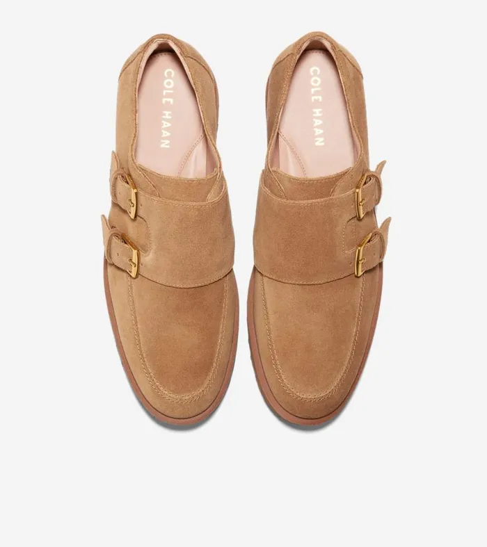 Women Women039s Greenwich Monk Strap Loafers Brown Cole Haan Loafers and Drivers Women Women039s Greenwich Monk Strap Loafers Brown Cole Haan Loafers and Drivers