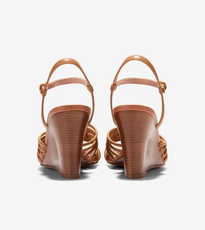 Women Women039s JITNEY KNOT WEDGE Brown Cole Haan Sandals Women Women039s JITNEY KNOT WEDGE Brown Cole Haan Sandals