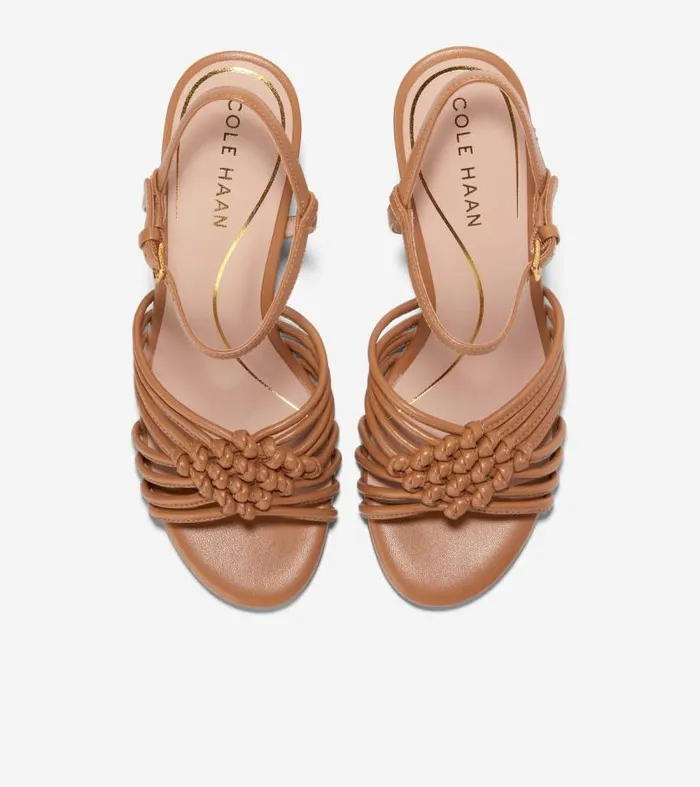 Women Women039s JITNEY KNOT WEDGE Brown Cole Haan Sandals Women Women039s JITNEY KNOT WEDGE Brown Cole Haan Sandals