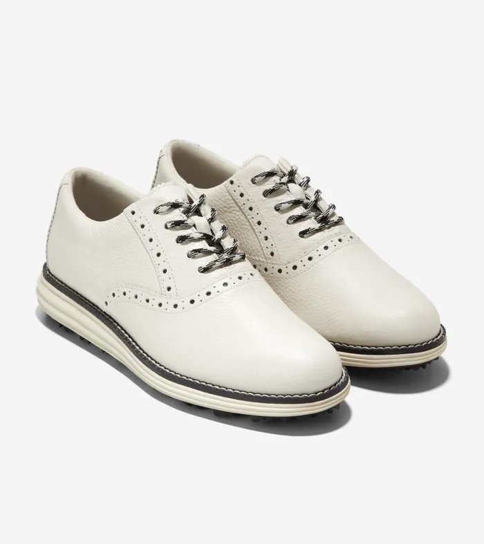Women Women039s riginalGrand Shortwing Golf Shoe White Cole Haan Oxfords