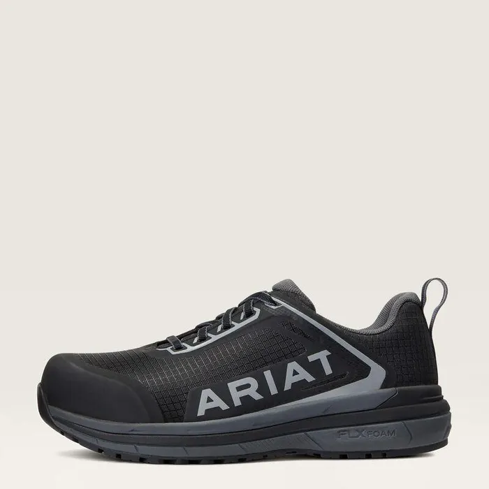 Women Work Boots and Shoes Ariat Outpacetrade Composite Toe Safety Shoe Black