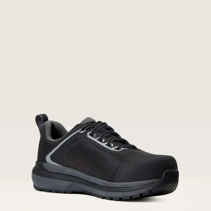 Women Work Boots and Shoes Ariat Outpacetrade Composite Toe Safety Shoe Black