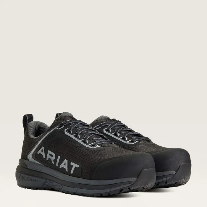 Women Work Boots and Shoes Ariat Outpacetrade Composite Toe Safety Shoe Black