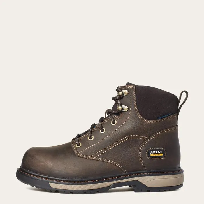 Women Work Boots and Shoes Ariat Riveter 6quot CSA Waterproof Composite Toe Work Boot Dark Brown Women Work Boots and Shoes Ariat Riveter 6quot CSA Waterproof Composite Toe Work Boot Dark Brown