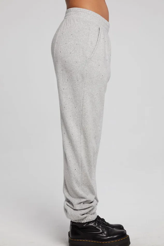 Womens Bottoms Chaser Brand Essential Heather Grey Jogger