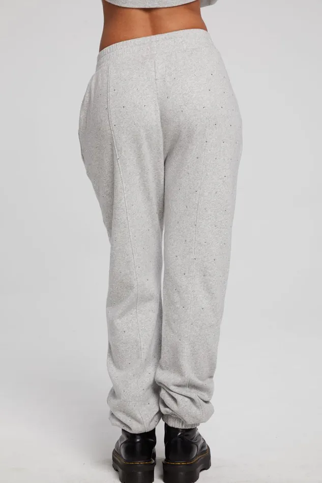 Womens Bottoms Chaser Brand Essential Heather Grey Jogger