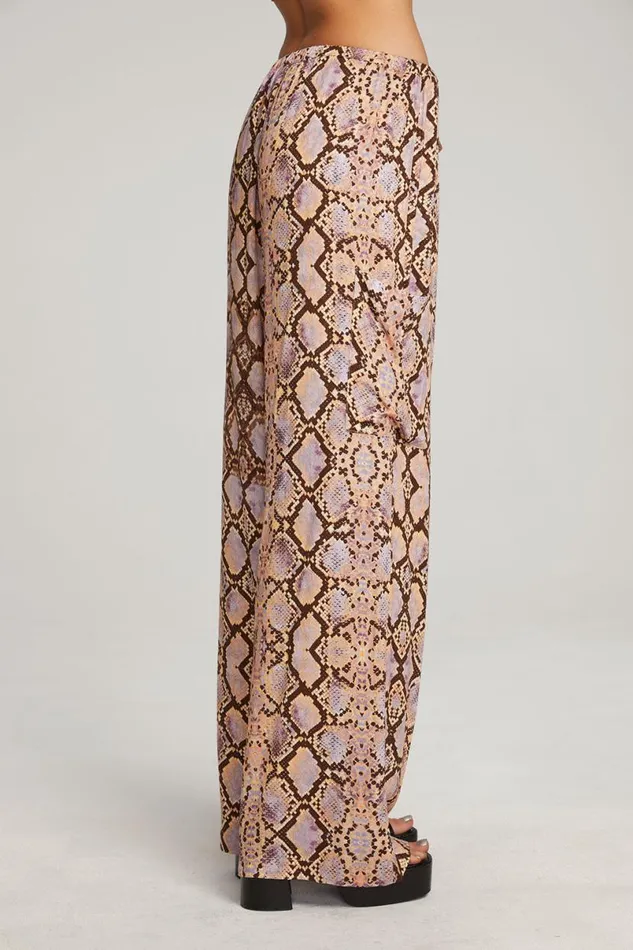 Womens Bottoms Chaser Brand Lee Python Print Trousers