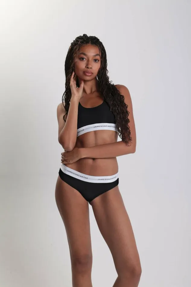 Womens Carter Bikini Brief 8211 Black Jameson Carter Underwear
