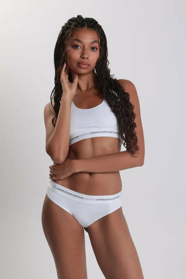 Womens Carter Bikini Brief 8211 White Jameson Carter Underwear