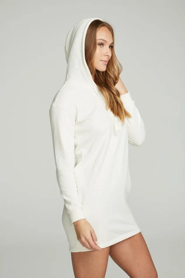 Womens Dresses Chaser Brand Long Sleeve Hoodie Dress