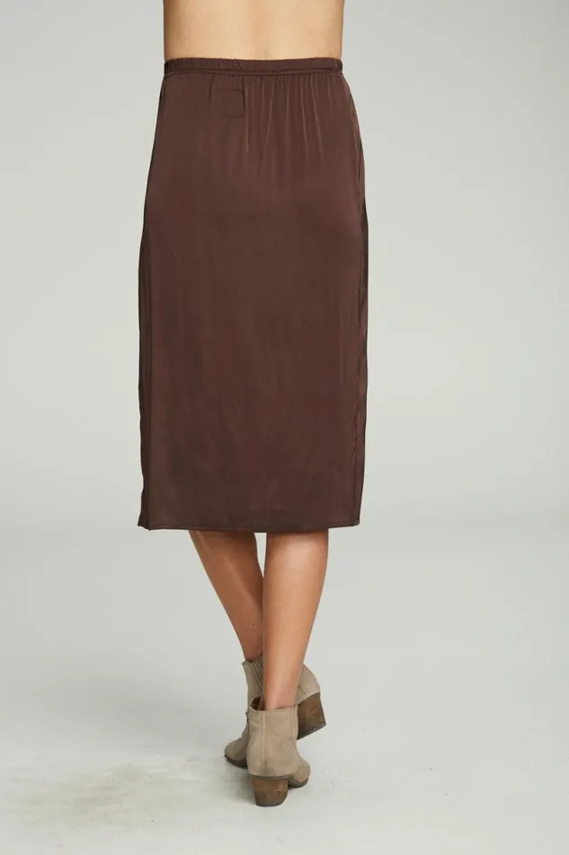 Womens Dresses Chaser Brand Side Slit Midi Skirt