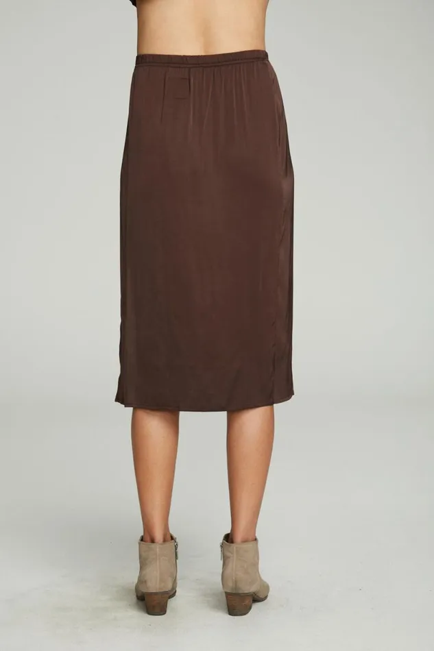 Womens Dresses Chaser Brand Side Slit Midi Skirt
