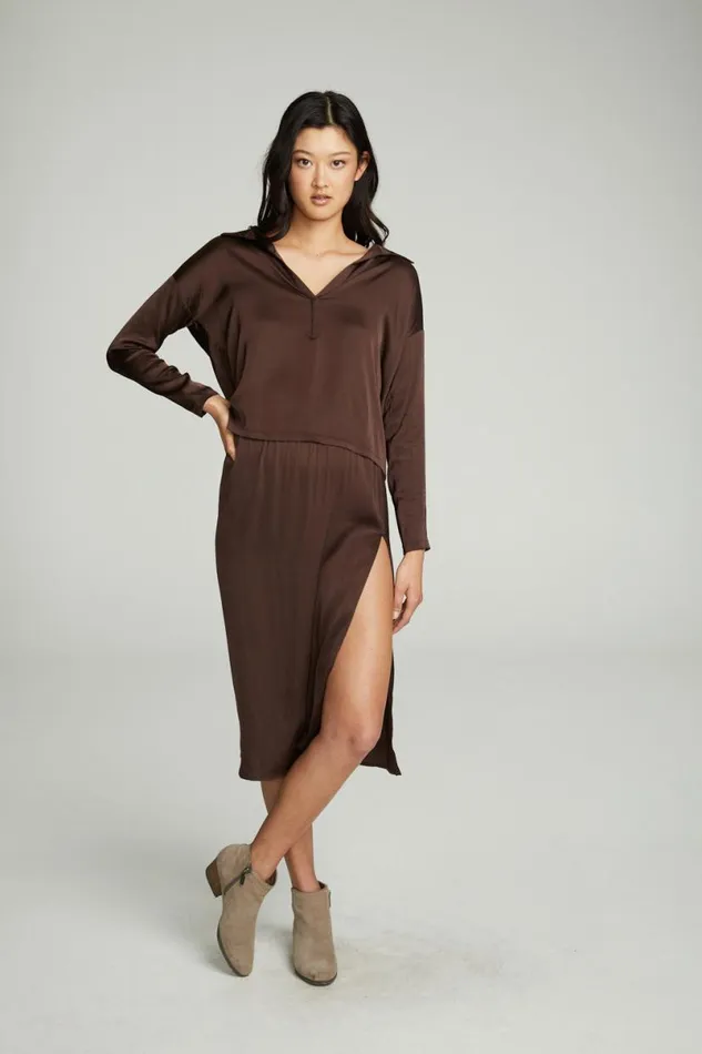 Womens Dresses Chaser Brand Side Slit Midi Skirt