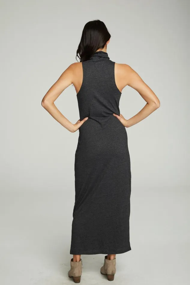 Womens Dresses Chaser Brand Turtle Neck Tank Maxi Dress With Side Slits