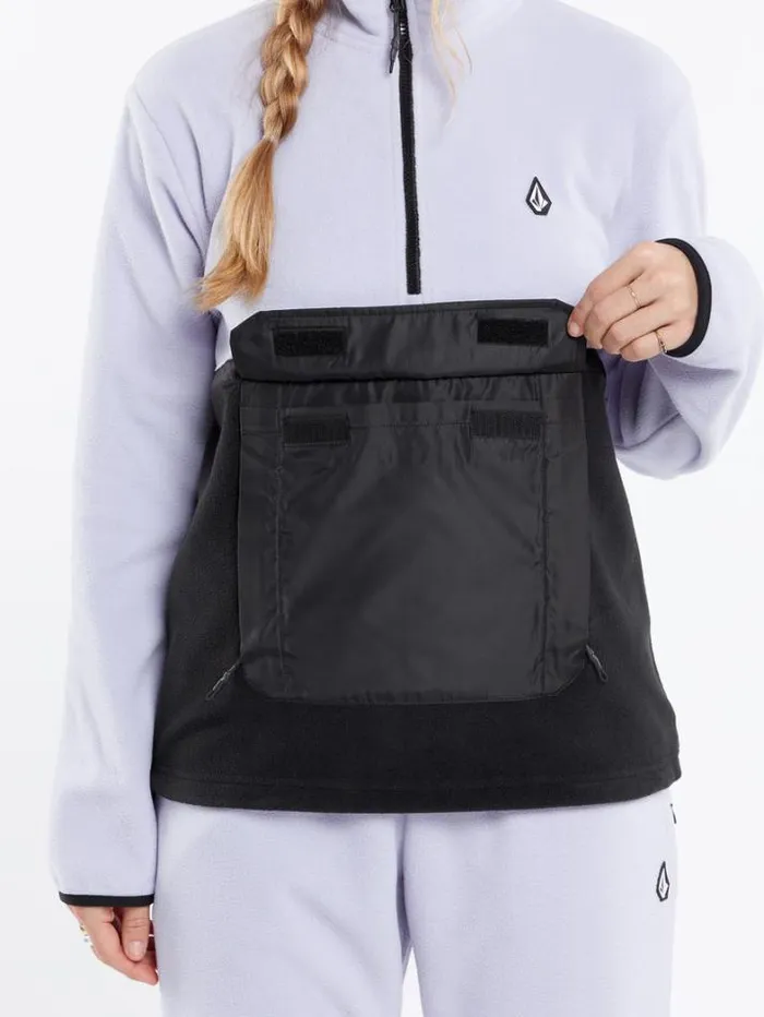 Womens Hoodies and Sweatshirts Volcom Polar Fleece 12 Zip 8211 Lilac Ash