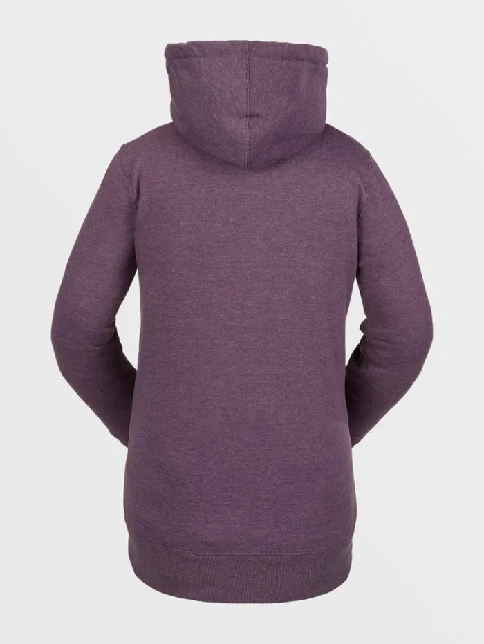 Womens Hoodies and Sweatshirts Volcom Tower Pullover Fleece 8211 Blackberry