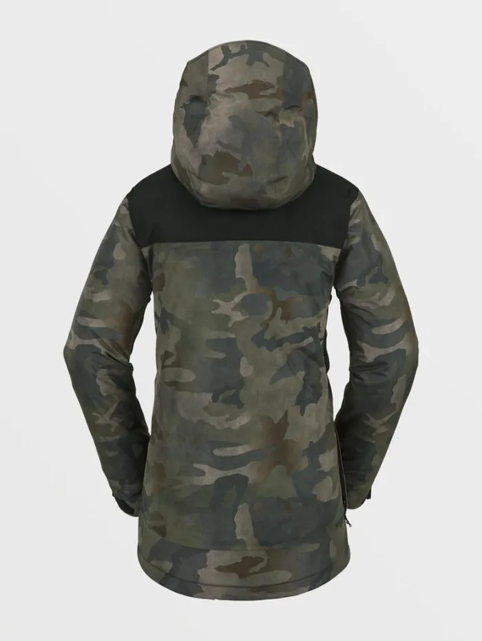 Womens Jackets Volcom Ell Insulated GoreTex Jacket 8211 Cloudwash Camo