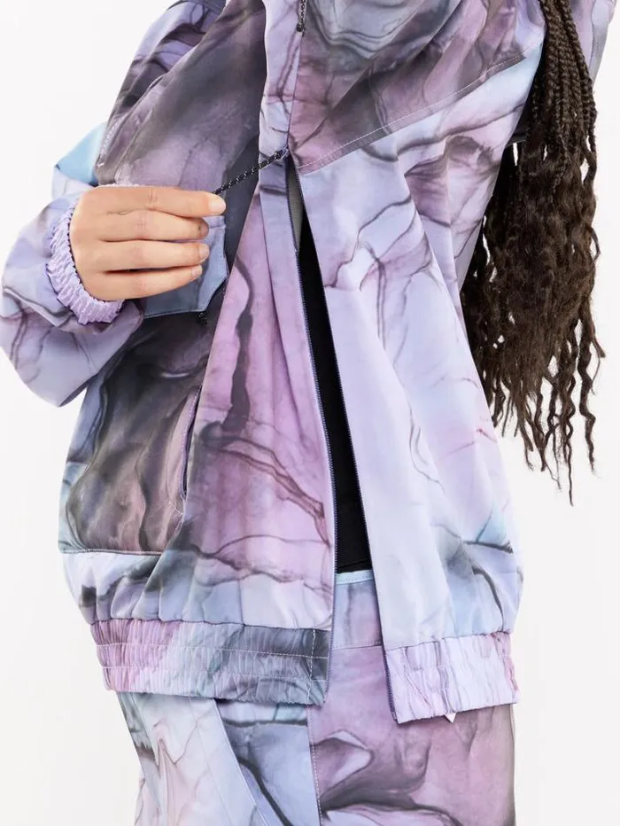 Womens Jackets Volcom Sinter Bonded Stretch Jacket 8211 Glacier Ink