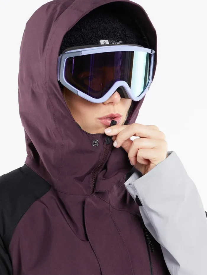 Womens Jackets Volcom VCo Aris Insulated Gore Jacket 8211 Blackberry