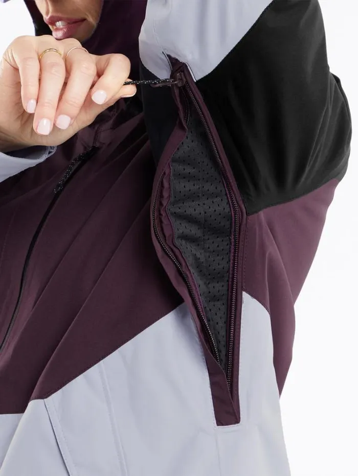 Womens Jackets Volcom VCo Aris Insulated Gore Jacket 8211 Blackberry