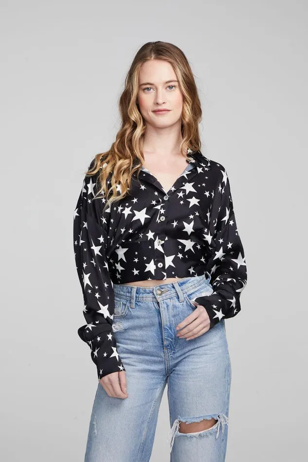 Womens Loungewear Chaser Brand Agnes Walk Of Fame Blouse