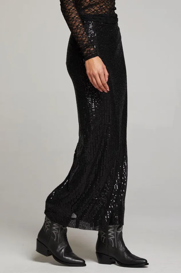 Womens Loungewear Chaser Brand Amber Licorice Midi Skirt
