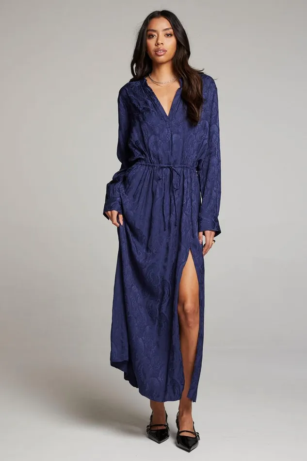 Womens Loungewear Chaser Brand Denverr Sapphire Maxi Dress