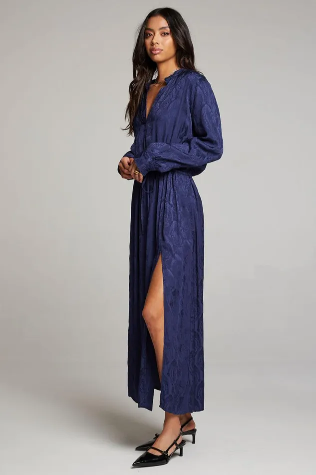 Womens Loungewear Chaser Brand Denverr Sapphire Maxi Dress