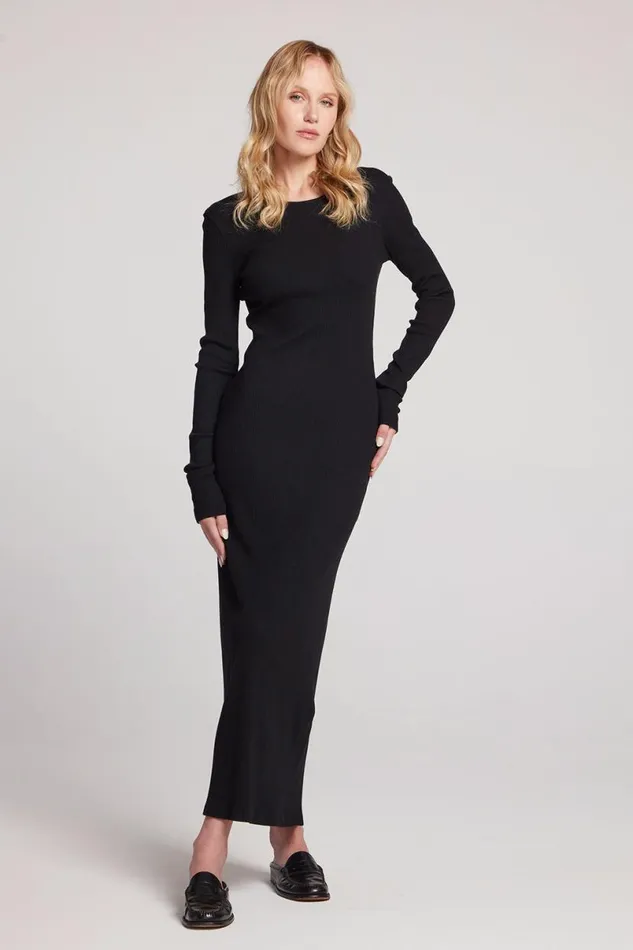 Womens Loungewear Chaser Brand Luna Licorice Maxi Dress